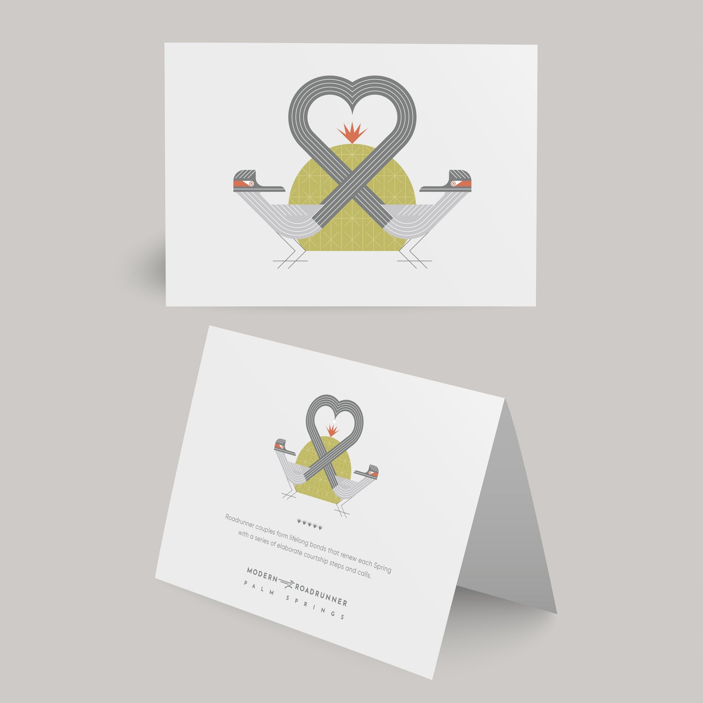 Roadrunner Love Greeting Card
