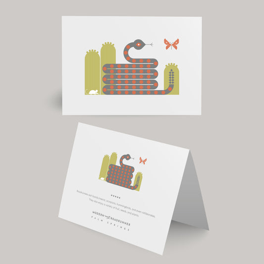 Desert Snake Greeting Card